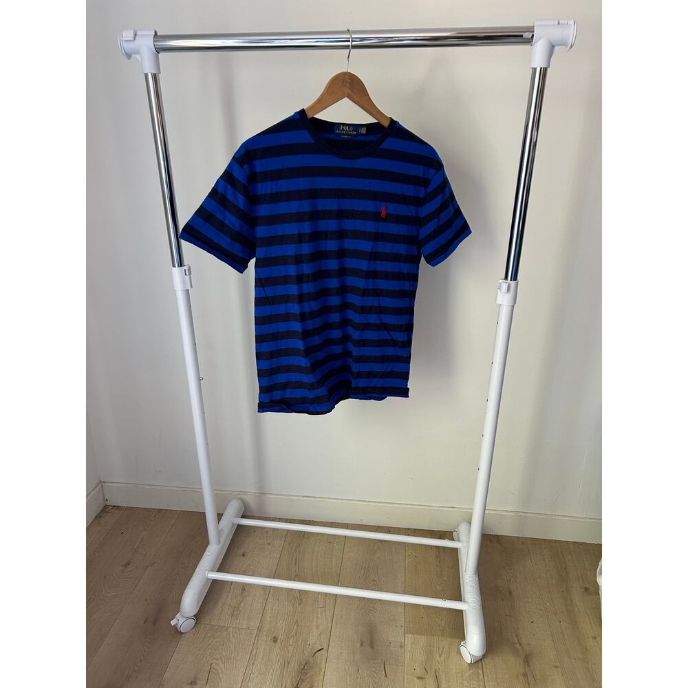 Polo Ralph Lauren Blue Striped Classic Fit T-shirt Size Small